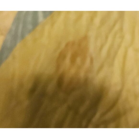 Vintage Crate & Barrel 92x92 Cotton Quilted Blanket Blue/Yellow Ocean Vibe READ - Picture 3 of 4